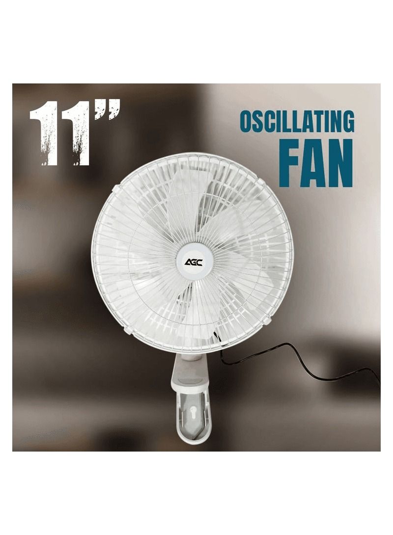 Agc 11 Oscillating Fan 24V Fan For Car Truck Oscillating And Speed Strong Wind Fan Fix With Clip 1 Pcs AGC ET10534 - Image 1