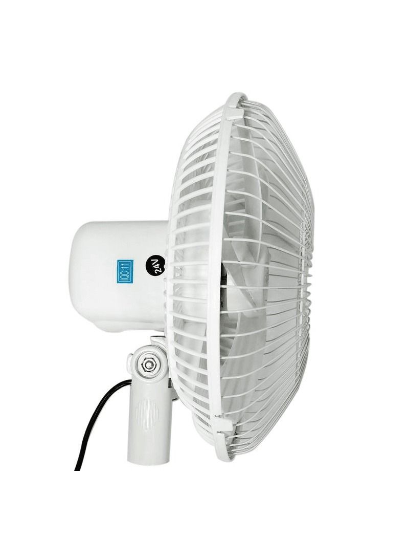 Agc 11 Oscillating Fan 24V Fan For Car Truck Oscillating And Speed Strong Wind Fan Fix With Clip 1 Pcs AGC ET10534 - Image 4