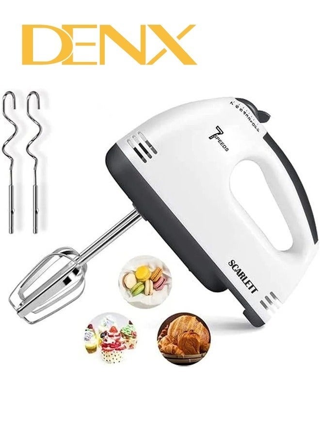 Denx 7 Speed Whisk Automatic Electric Egg Beater - Image 3