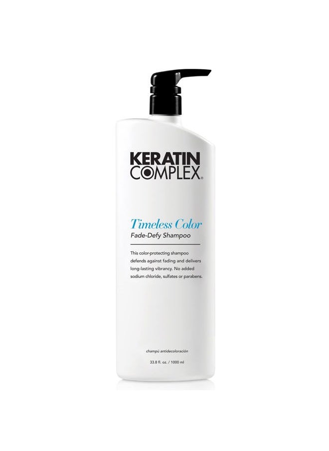 KERATIN COMPLEX - Timeless Color Fade-Defy Shampoo - 33.8 fl oz - Image 1
