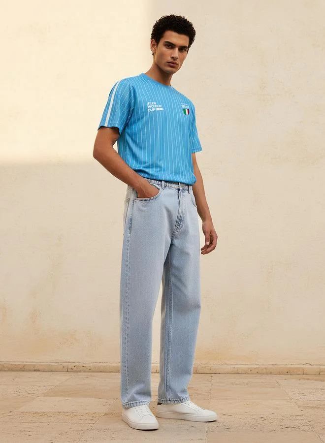 Lee Cooper  Lee Cooper Men Baggy Fit Pocket Jeans for Men | Best Price UAE
