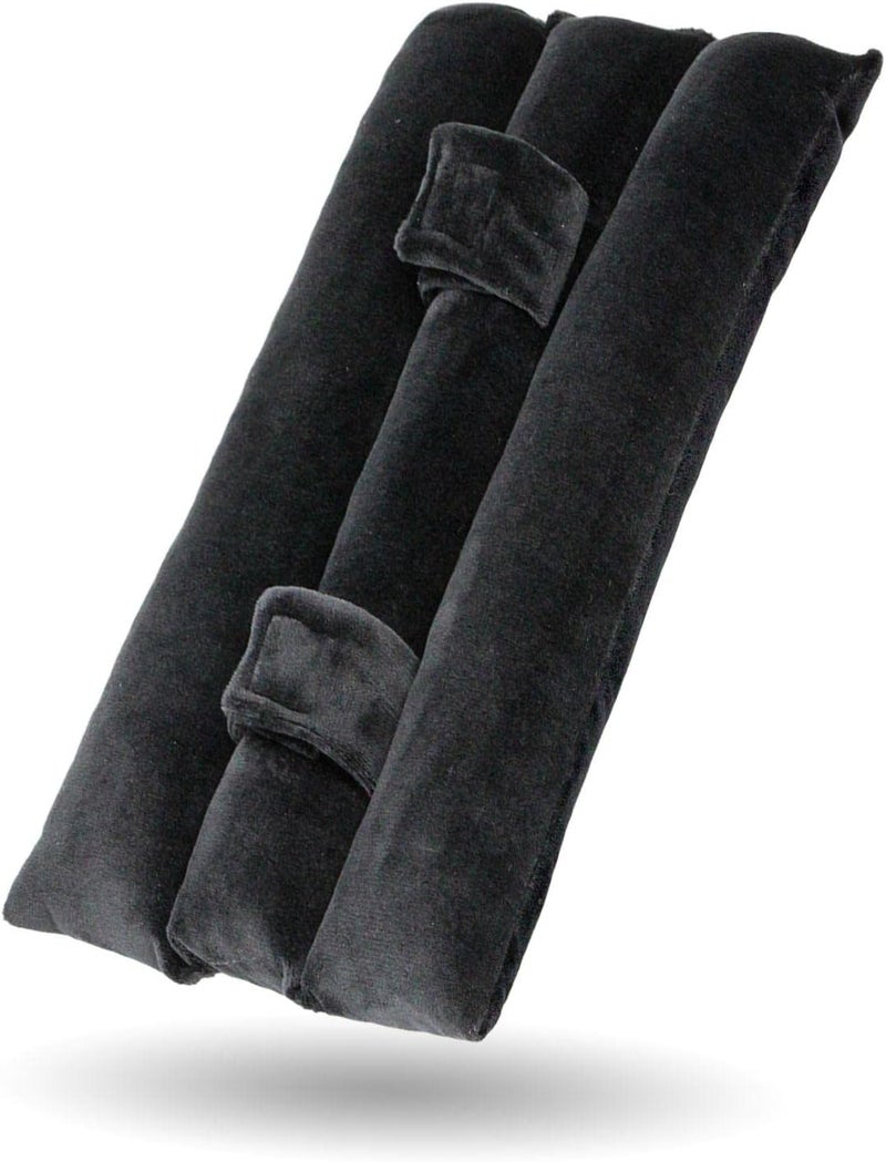 BELINOUS Seat Belt Pillows for Post Mastectomy Surgery, Seatbelt Chest Cushions After Heart Surgery for Car, Port Pillows for Chemo and Breast Cancer Patients' Comfort (Black) - Image 1