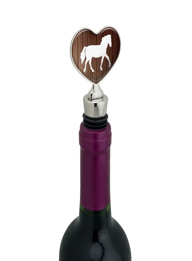 GRAPHICS & MORE Horse Silhouette Cowboy Western Heart Love Wine Bottle Stopper - Image 4