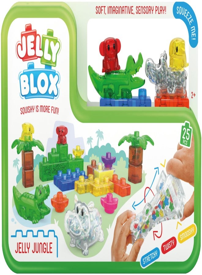 Jelly Blox Jungle Set | 25 Pieces | Toddler & Preschool - Image 1