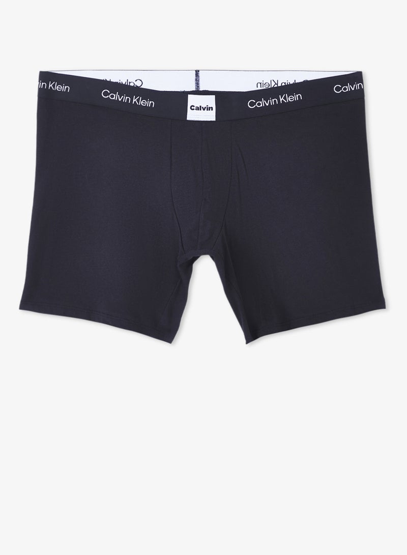 CALVIN KLEIN 3 Pack Boxer Briefs - Icon Logo Graphic - Image 1