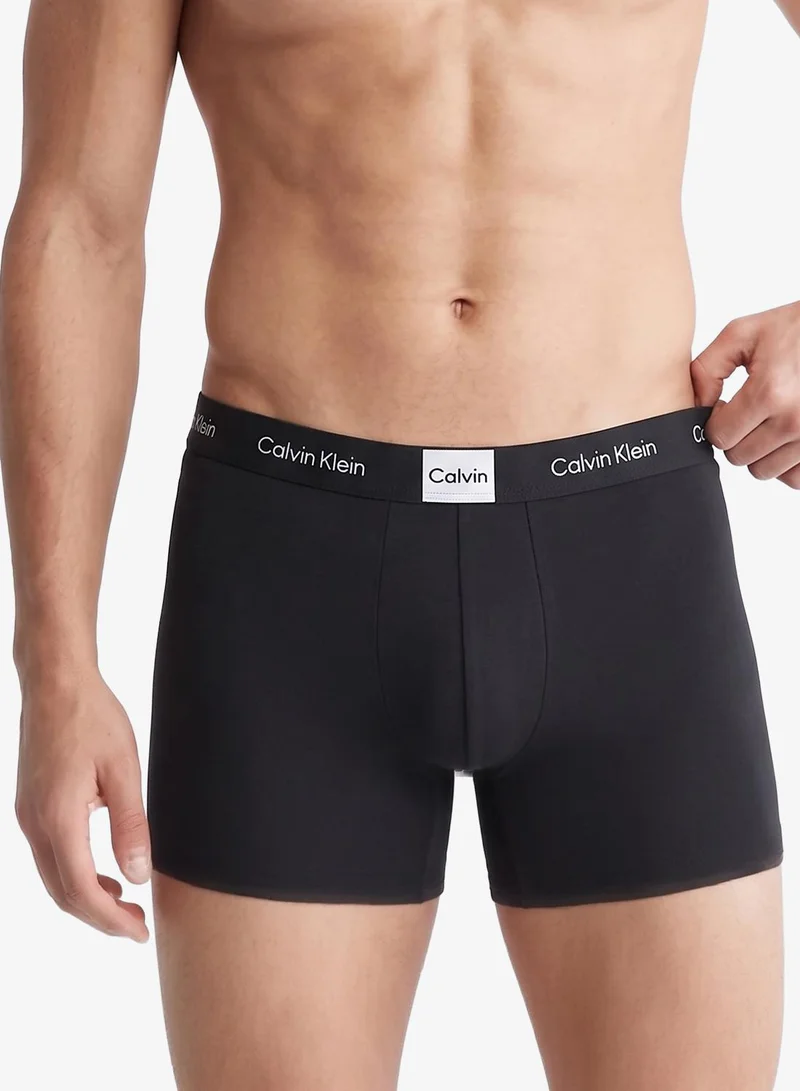 CALVIN KLEIN  3 Pack Boxer Briefs - Icon Logo Graphic for Men | Best Price UAE