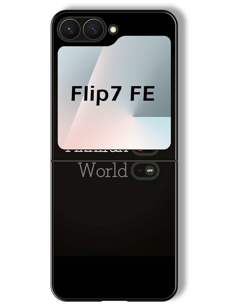 Theodor Case Compatible with Samsung Galaxy Z Flip 7 FE 6.7 Inch Protection Shockproof Bumper Cover Arab quote (1) - Image 1