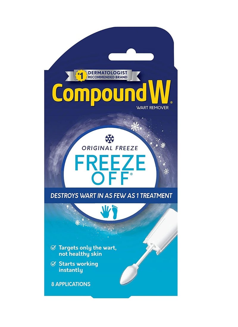 Compound W Freeze Off Wart Removal 8 Applications 