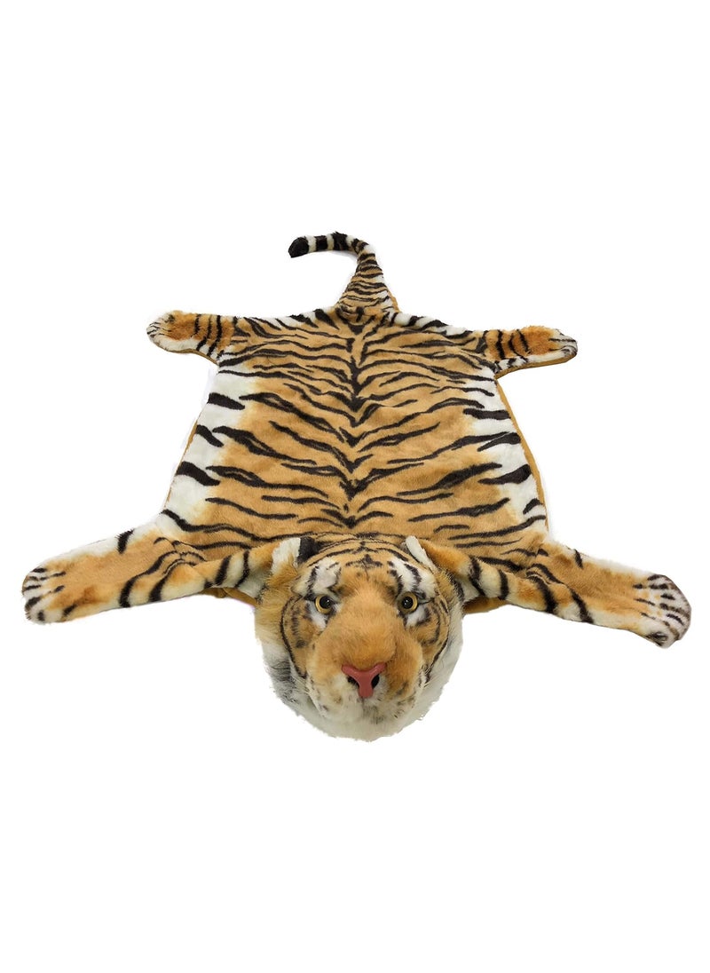 Toy Park - Toy Park Tiger Skin Premium Plush Faux Fur,Rug, Wall Decor, Mat for Decoration - Image 1