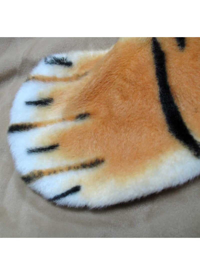 Toy Park - Toy Park Tiger Skin Premium Plush Faux Fur,Rug, Wall Decor, Mat for Decoration - Image 1