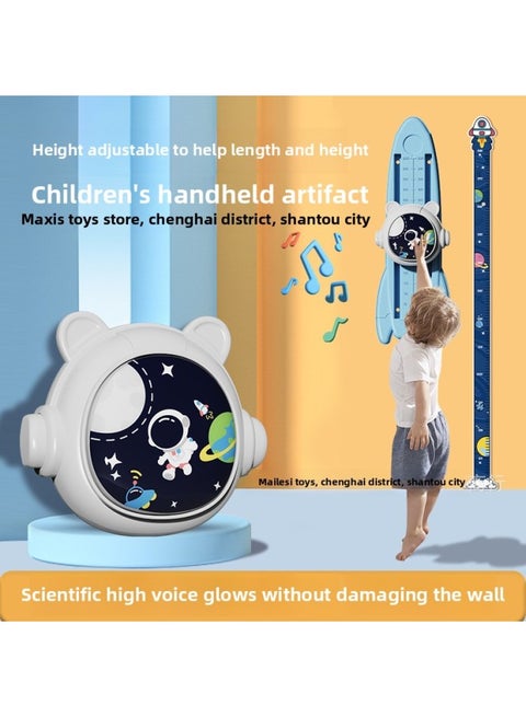 Shake The Sound Of The Same Style Clap Music Voice Count Touch High Device Adjustable Jump To Encourage Training With Lights Jump Toy-color:[Style-Pink Melody] 15-speed Adjustable Height And Low Intelligent Digital Display With Height Stickers-Specifications:[E-commerce Box Packaging]