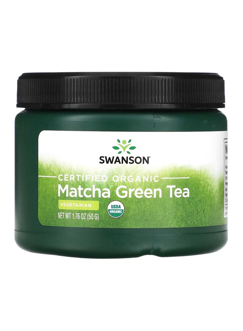 Swanson, Certified Organic Matcha Green Tea, 1.76 oz (50 g)