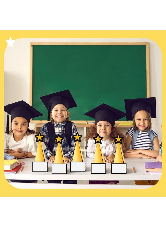 Chunful Chunful 24 DIY Craft Paper Gift Funny Star Trophy Award Decorations with Blank Card and Felt Graduation Rewards Prize for Kindergarten Preschool  - Image 4