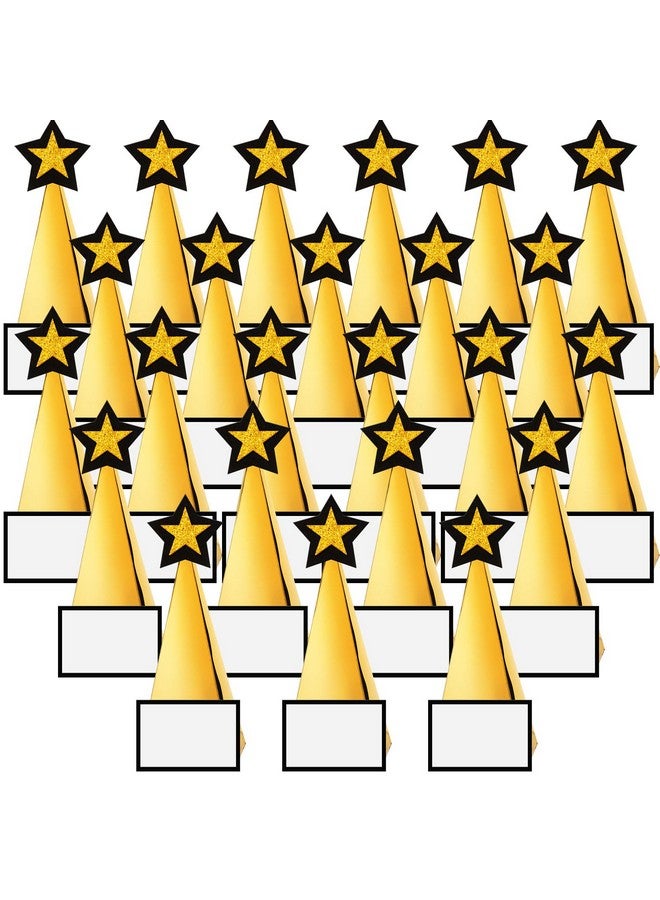 Chunful Chunful 24 DIY Craft Paper Gift Funny Star Trophy Award Decorations with Blank Card and Felt Graduation Rewards Prize for Kindergarten Preschool  - Image 1