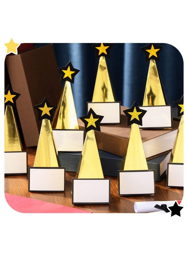 Chunful Chunful 24 DIY Craft Paper Gift Funny Star Trophy Award Decorations with Blank Card and Felt Graduation Rewards Prize for Kindergarten Preschool  - Image 3