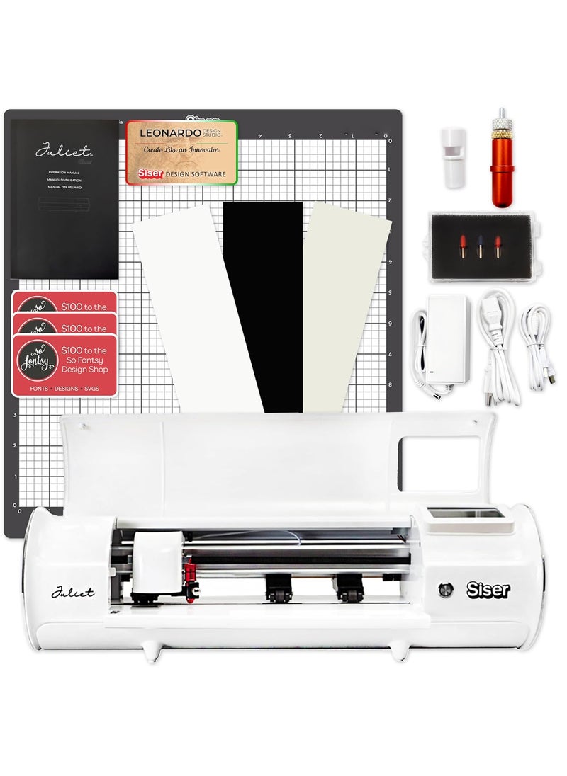 SISER Siser Juliet Professional Vinyl Cutter Machine Deluxe Bundle with Vinyl  HTV  - Image 2