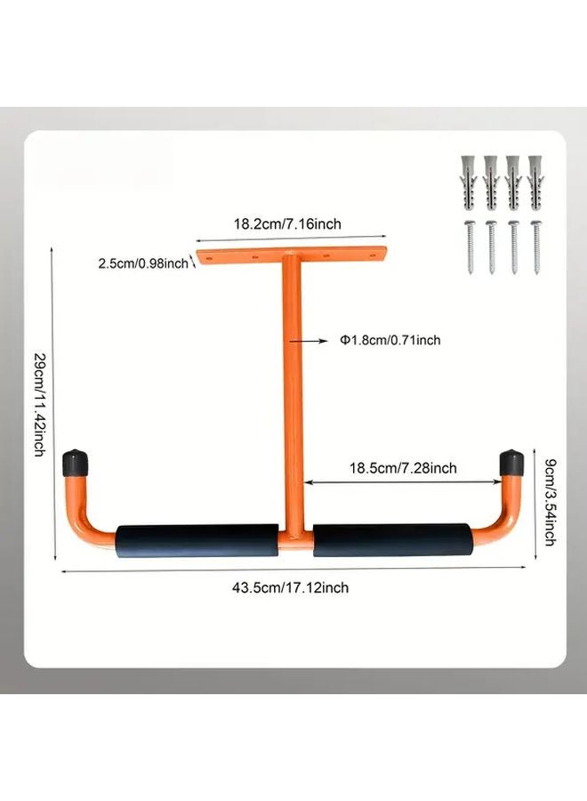1 قطعة من خطافات تخزين المرآب العلوية، حامل خطافات مثبت على السقف، خطافات متعددة الاستخدامات متينة، حامل للسلم، الموديل TPC OGSR BLK1 - Image 4