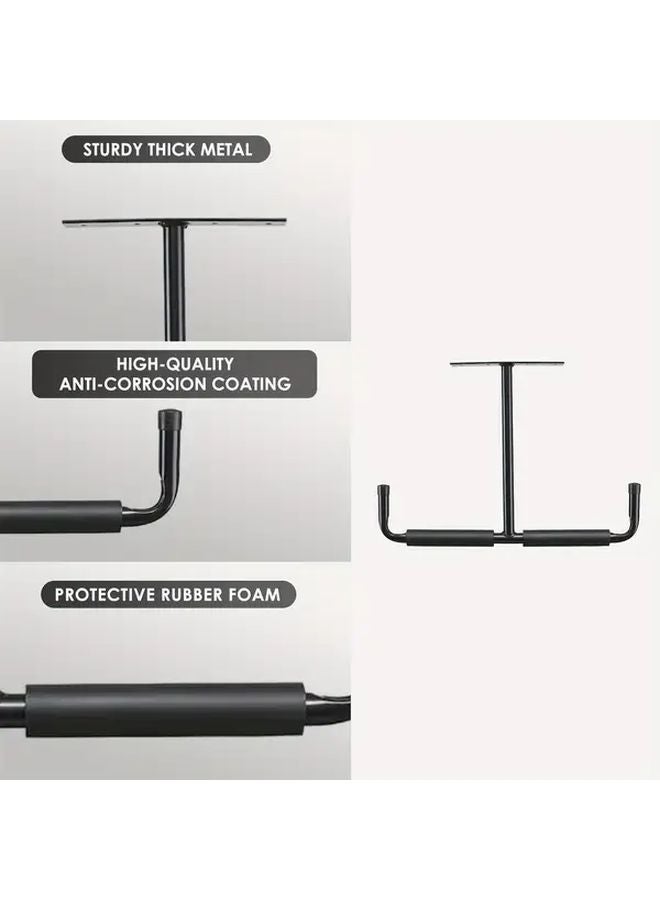 1 قطعة من خطافات تخزين المرآب العلوية، حامل خطافات مثبت على السقف، خطافات متعددة الاستخدامات متينة، حامل للسلم، الموديل TPC OGSR BLK1 - Image 5