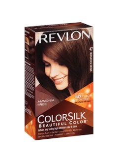 Revlon ColorSilk Hair Color 47 Medium Rich Brown 1 ea Pack of 7