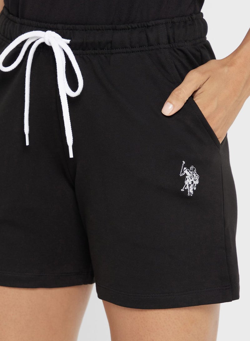 U.S. Polo Assn. شورت بيجامة عالي الخصر  - Image 3