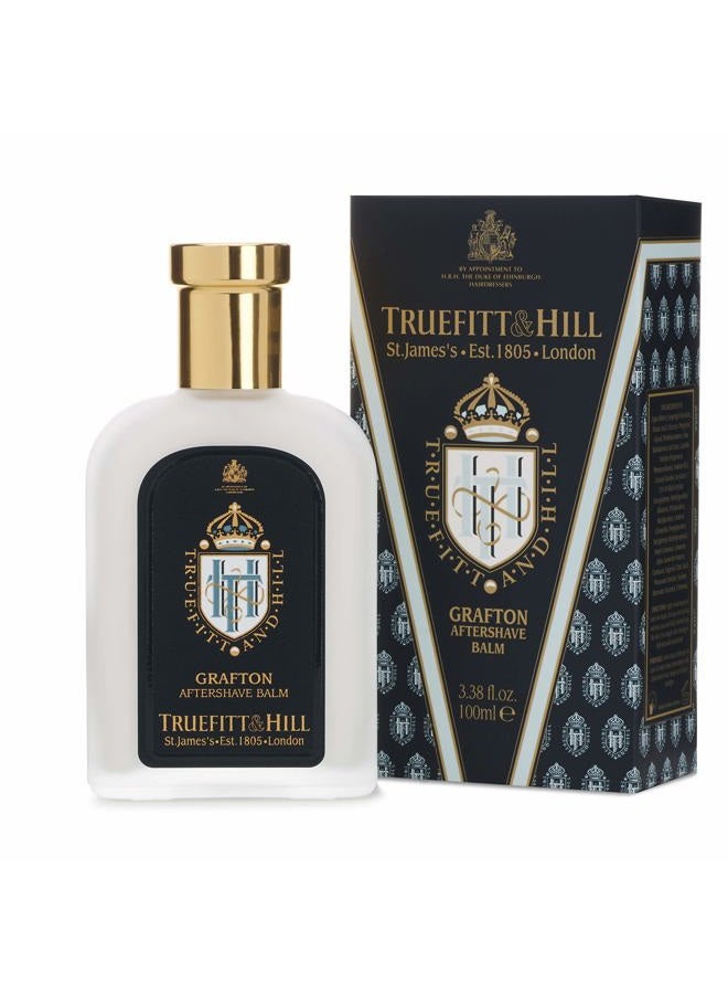 Truefitt & Hill Luxury Aftershave Balm - Grafton - Premium Soothing Moisturizer with Aloe Vera Extract - 3.38 oz. - Image 1