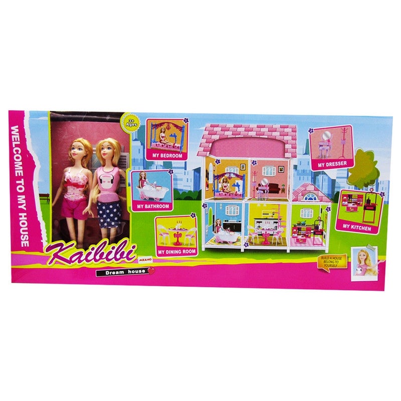 كيبيبي منزل كايبيبي الفاخر مع دميتين و 5 غرف - BLD257