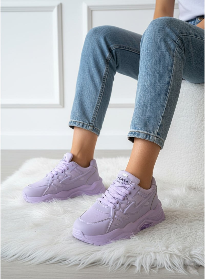 Vbranda Trendy women's sneakers with a modern design L-568-PURPLE - Image 1