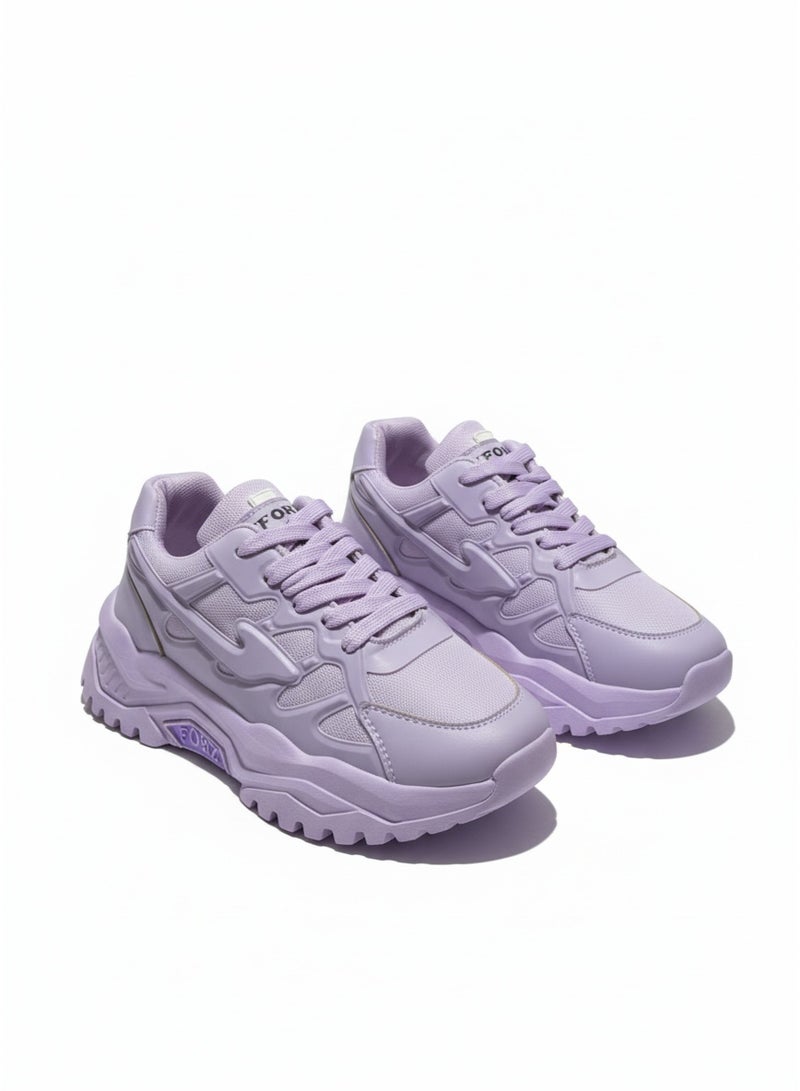 Vbranda Trendy women's sneakers with a modern design L-568-PURPLE - Image 2