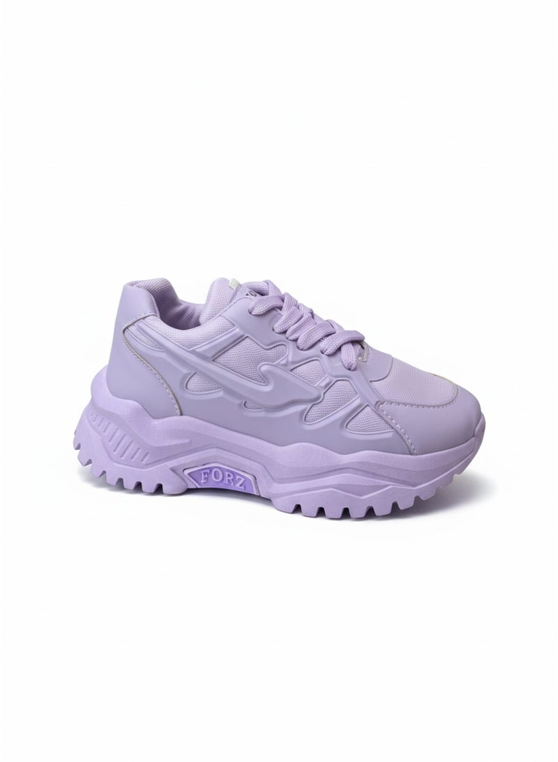 Vbranda Trendy women's sneakers with a modern design L-568-PURPLE - Image 3