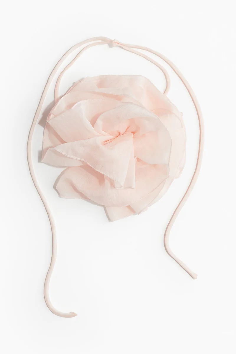 H&M Appliquéd Scarf Necklace