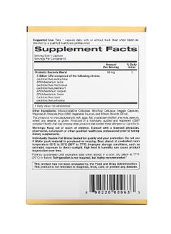 California Gold Nutrition LactoBif 5 Probiotics 5 Billion CFU 60 Veggie Capsules  - Image 2