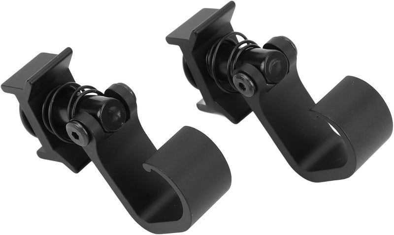 Aqxreight L Rail Tie Down Sing P L Rail Tie Down Anchor Point 360 Degree Rotation Base Tie Down Single Stud Fitting Hook for Truck Tra UTV ATV Motorcycle 360 Degree Base Our Rail - Image 2