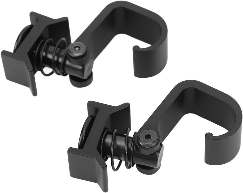 Aqxreight L Rail Tie Down Sing P L Rail Tie Down Anchor Point 360 Degree Rotation Base Tie Down Single Stud Fitting Hook for Truck Tra UTV ATV Motorcycle 360 Degree Base Our Rail - Image 4