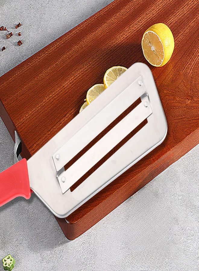 Double-blade planer multi-function vegetable cutter, black + red 2PCS - Image 5