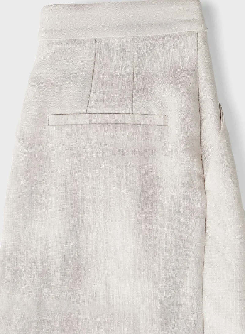 اتش اند ام Tiered High Waist Shorts