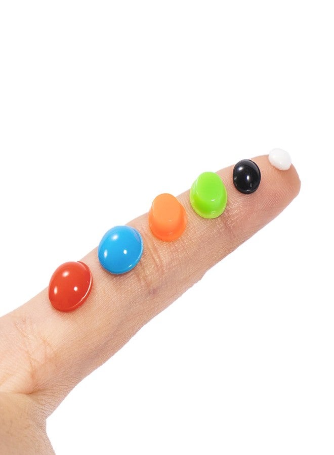 BLEWAY Bump Dots for Visually Impaired 280 Pcs Combo Pack - Low Vision Aids Braille Stickers Raised Tactile Dots for Elderly, Blind (Orange&Red&Blue&White&Black&Green) - Image 3