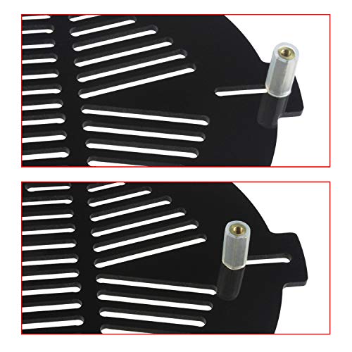 Astromania Bahtinov Mask Focusing Mask for Telescopes - FM80mm for a Tube Outer Diameter (OD) from 85mm-120mm - can be Mounted with The Brass Screws Inside or Outside The drawtube - Image 2
