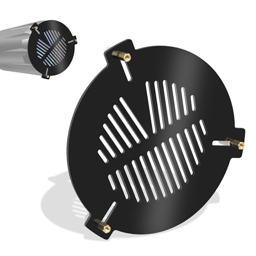Astromania Bahtinov Mask Focusing Mask for Telescopes - FM80mm for a Tube Outer Diameter (OD) from 85mm-120mm - can be Mounted with The Brass Screws Inside or Outside The drawtube - Image 1