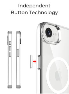 glassology Apple iPhone 16e Magnetic Clear Case + Screen Protector Bundle 360° Protection, Shatterproof, Anti-Yellowing, Premium Tempered Glass, High Clarity  - Image 3