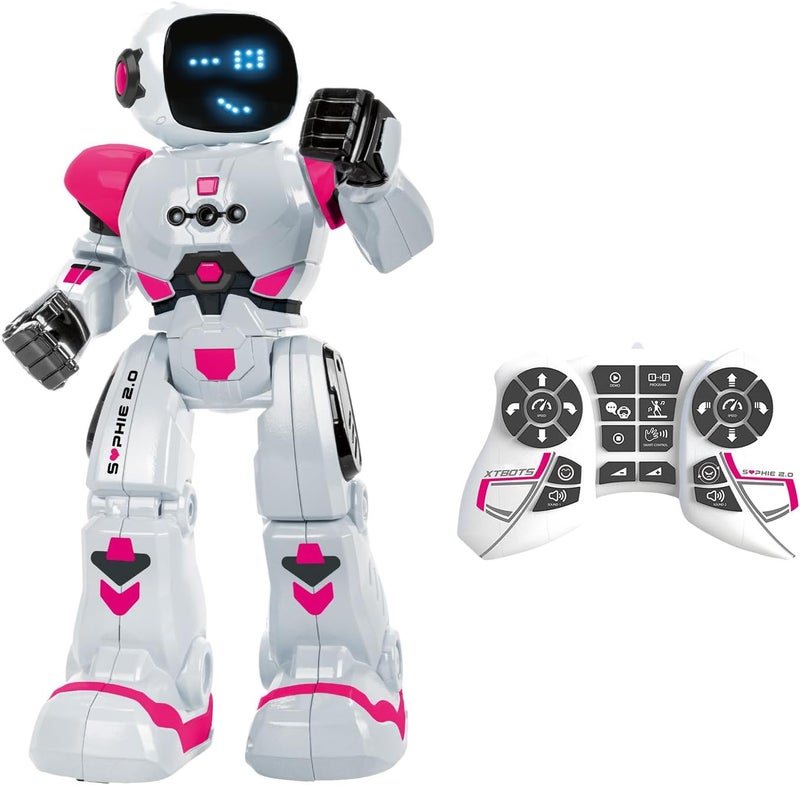 إكستريم بوتس أطفال Xtrem Bots Sophie مع مستشعر الحركة، ألعاب روبوت ذكية قابلة للبرمجة تفاعلية - Image 1