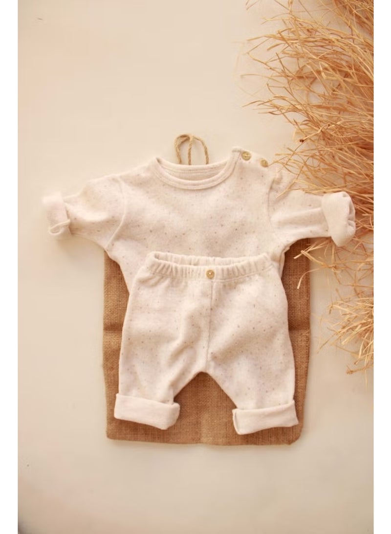 Ohlala Koala Confetti Pattern Baby Bottom Top Set - Image 1