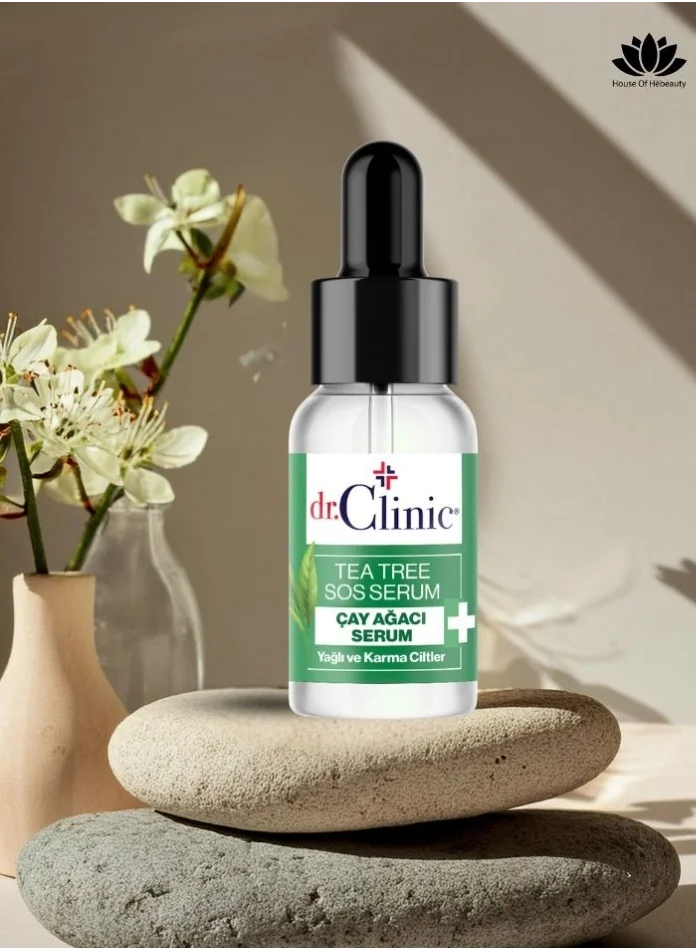 dr.Clinic سيروم د.كلينيك بزيت شجرة الشاي للبشرة المعرضة لحبّ الشباب