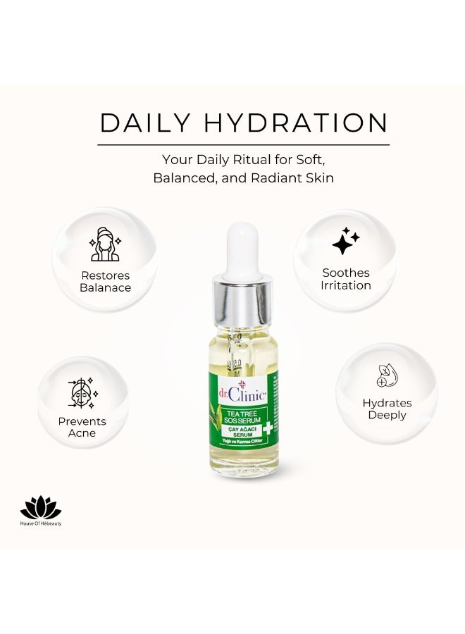 dr.Clinic DR. CLINIC | Tea Tree Cream for Acne-Prone Skin | Fast-Absorbing Daily Moisturizer | Enriched with Tea Tree Extract & Prebiotics | For Oily & Problematic Skin | 50 ml - Image 2