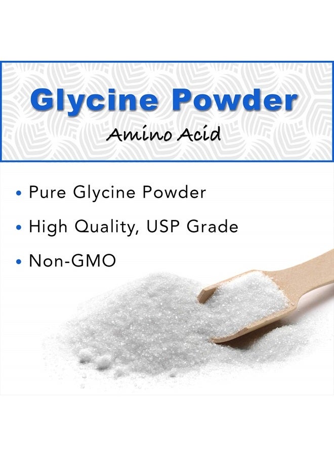 TradeKing 100% Pure Glycine Powder | 2 Pounds | Promotes Restful Sleep, Muscle Energy and Strength, Memory and Cognition Support (Resealable Bag) - Image 3