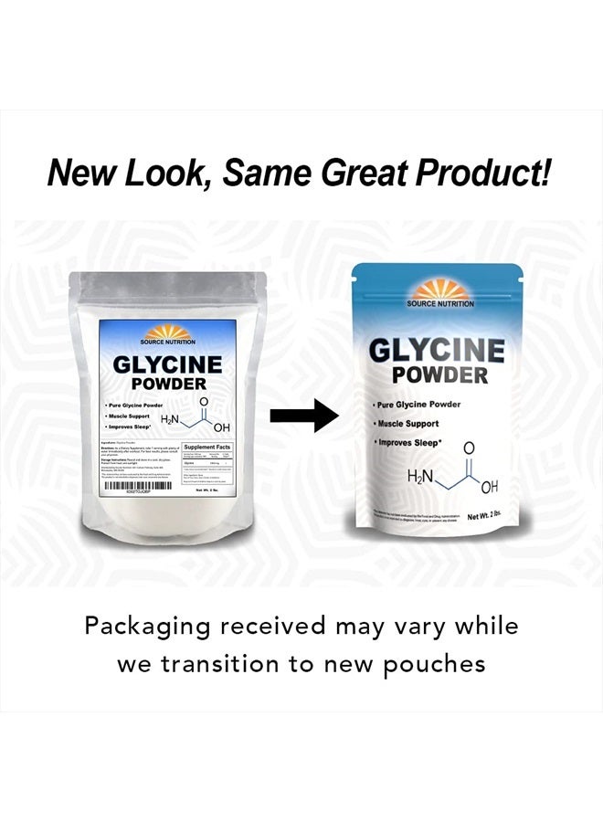 TradeKing 100% Pure Glycine Powder | 2 Pounds | Promotes Restful Sleep, Muscle Energy and Strength, Memory and Cognition Support (Resealable Bag) - Image 2
