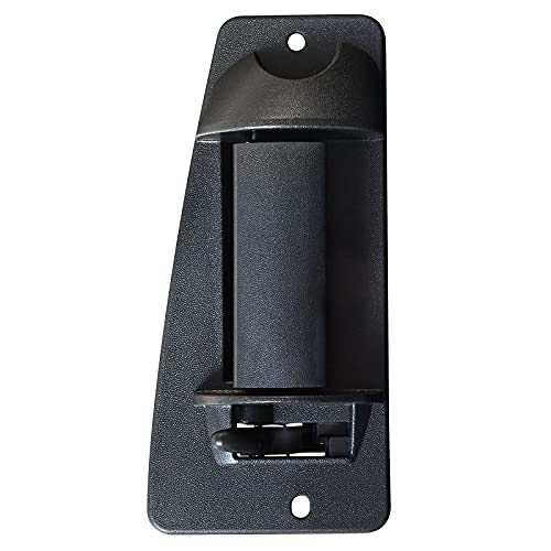 MuHize Right Rear Door Handle for 1999-2007 Chevy Silverado & GMC Sierra Extended Cab - Passenger Side Door Handles Direct Fit Replacement Handle (Black) - Image 1