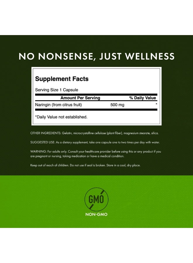 SWANSON Naringin 500 mg 60 Capsules - Image 2