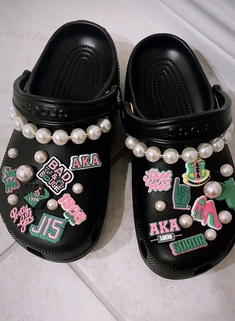 SYOSI 39 Pcs Shoe Decoration Charms Fits for Shoes Bracelets Wristbands Charms Decoration for Girls Women Party Favor Gifts - Image 2