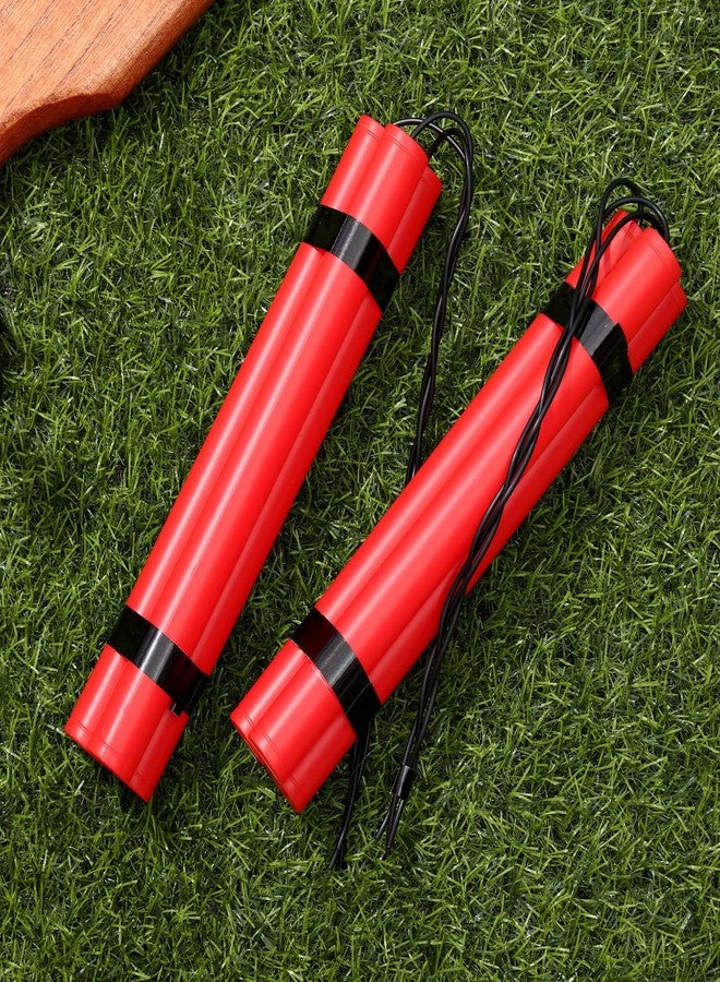 Sratte 6 Fake Dynamite Stick, Red TNT Stick, Fake Toy Weapons Realistic Plastic Pretend Bomb Toys, Army Bundle Bomb Toy for Film Prop Prank Kids Adult - Image 4