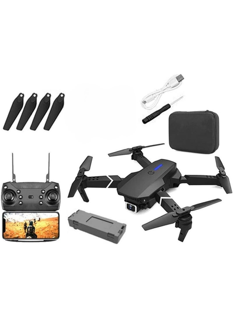 عام طائرة درون بكاميرا مزدوجة 4K – تحكم عبر التطبيق – واي فاي – شحن USB - Image 1